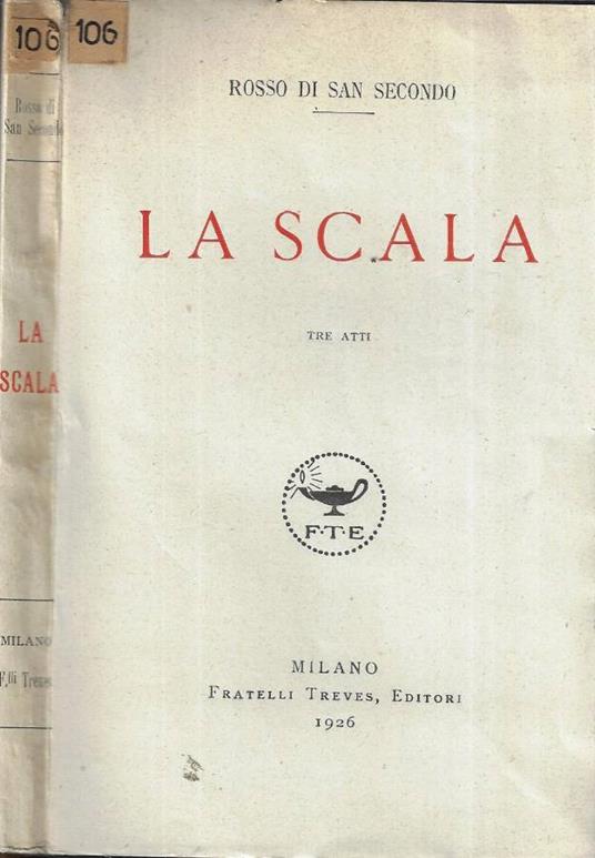 La scala - Piermaria Rosso di San Secondo - copertina