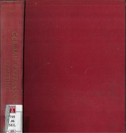 German expressionist painting - Peter Selz - copertina