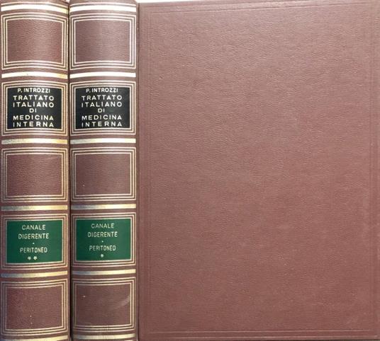 Malattie del Canale Digerente e del Peritoneo vol I,II - copertina