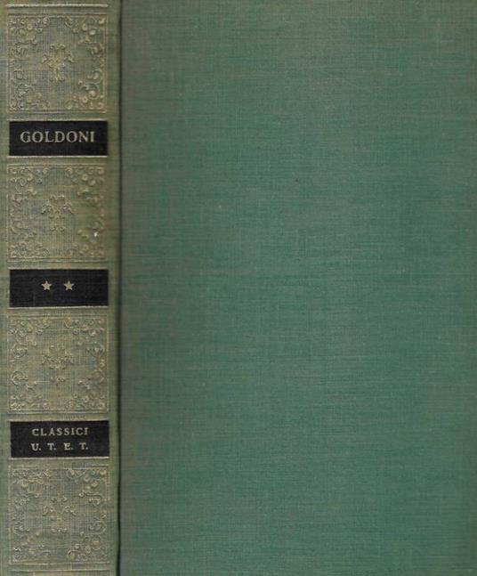 Commedie scelte - Carlo Goldoni - copertina
