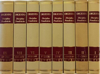 Digesto delle discipline penalistiche - copertina