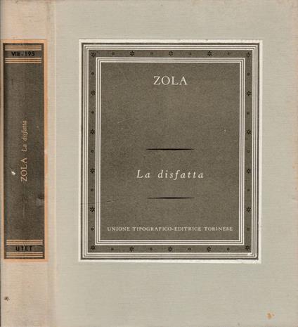 La disfatta vol II - Émile Zola - copertina