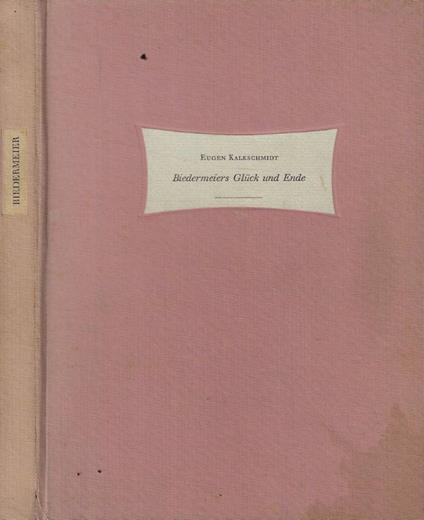 Biedermeiers Gluck und Ende - copertina