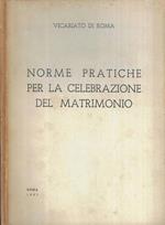 Norme pratiche per la celebrazione del matrimonio
