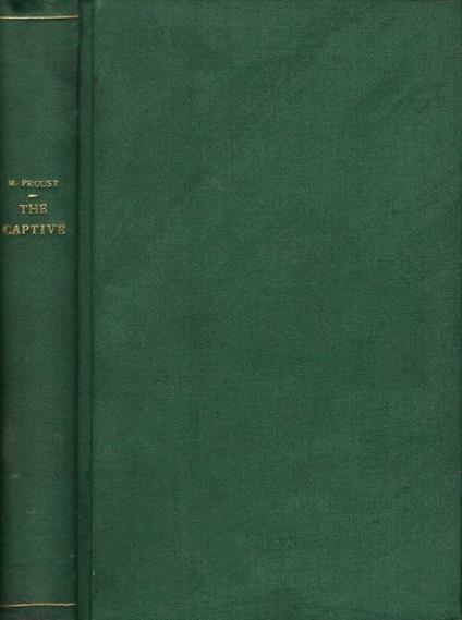 The Captive - Marcel Proust - copertina