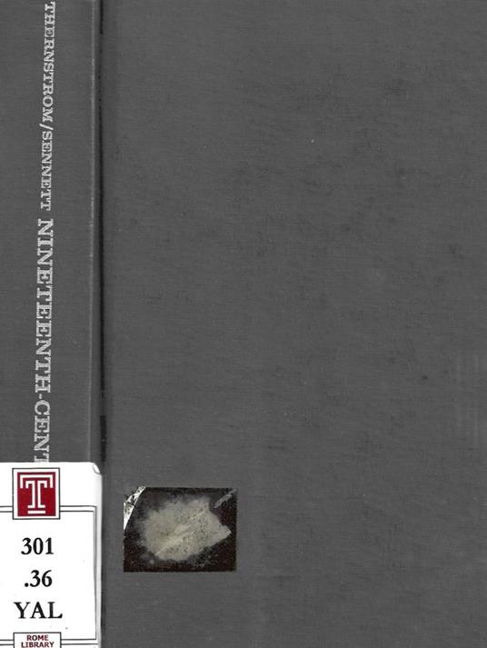 Nineteenth-Century Cities - copertina