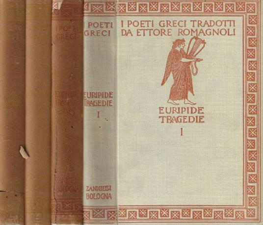 Tragedie I-IV-V-VI - Euripide - copertina