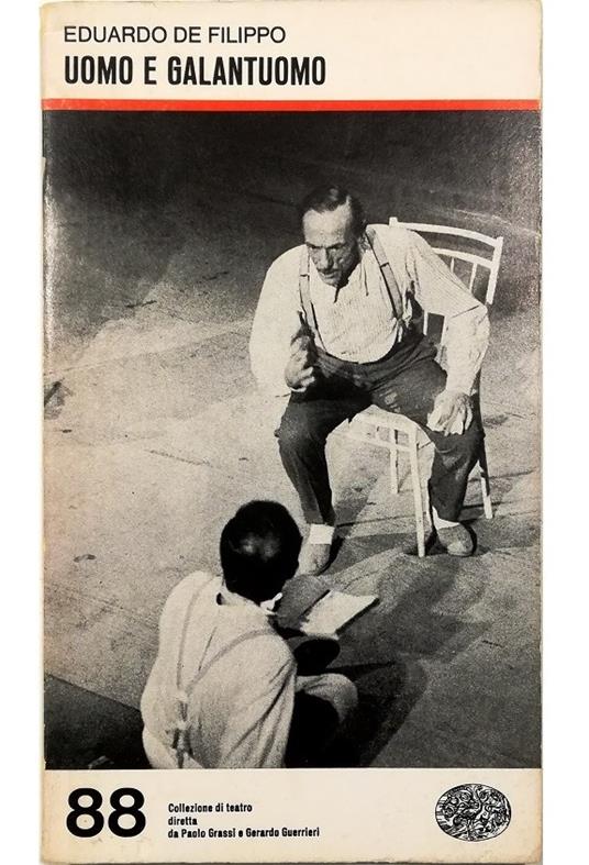 Uomo e galantuomo - Eduardo De Filippo - copertina