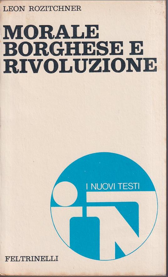 Morale borghese e rivoluzione - copertina
