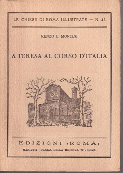 S. Teresa al Corso d'Italia - Renzo U. Montini - copertina