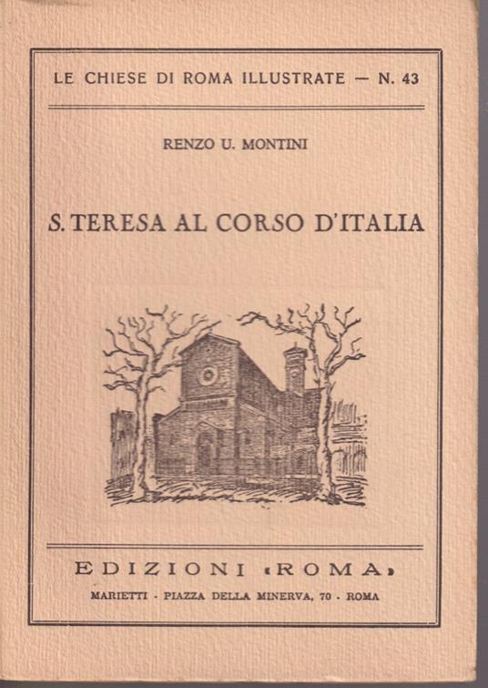 S. Teresa al Corso d'Italia - Renzo U. Montini - copertina