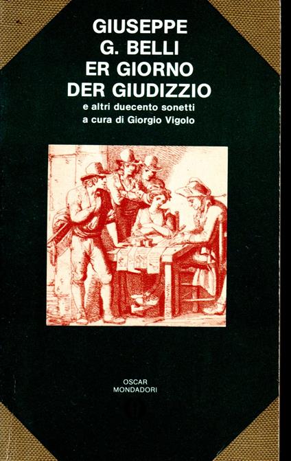Er giorno der giudizzio e altri duecento sonetti a cura di Giorgio Vigolo - Giuseppe Gioachino Belli - copertina
