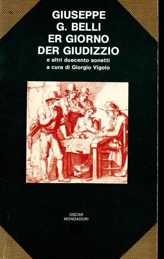 Er giorno der giudizzio e altri duecento sonetti a cura di Giorgio Vigolo - Giuseppe Gioachino Belli - copertina