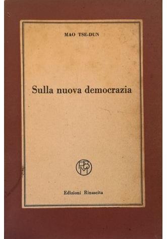 Sulla nuova democrazia - Tse-tung Mao - copertina