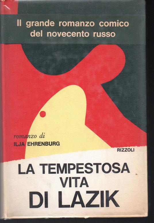 tempestosa vita di Lazik - Il'ja Ehrenburg - copertina