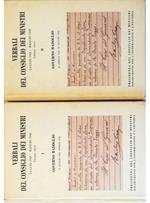 Verbali del Consiglio dei Ministri Edizione critica - I Governo Badoglio 25 luglio 1943 - 22 aprile 1944 e II Governo Badoglio 22 aprile 1944 - 18 giugno 1944 (completo in 2 voll.)