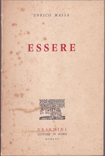 Essere - Enrico Massa - copertina