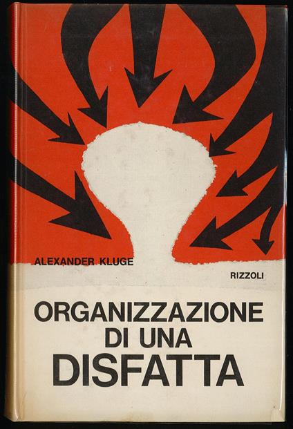 Organizzazione di una disfatta - Alexander Kluge - copertina