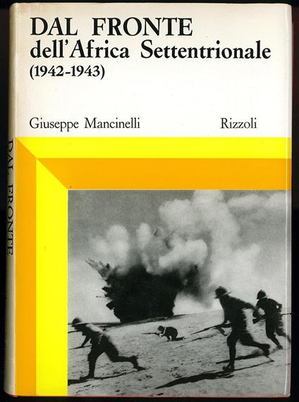 Dal fronte dell'Africa Settentrionale 1942-1943 - Giuseppe Mancinelli - copertina