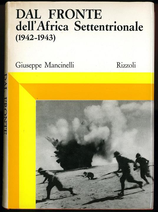 Dal fronte dell'Africa Settentrionale 1942-1943 - Giuseppe Mancinelli - copertina