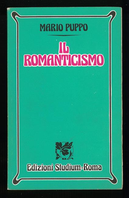Il romanticismo - Mario Puppo - copertina