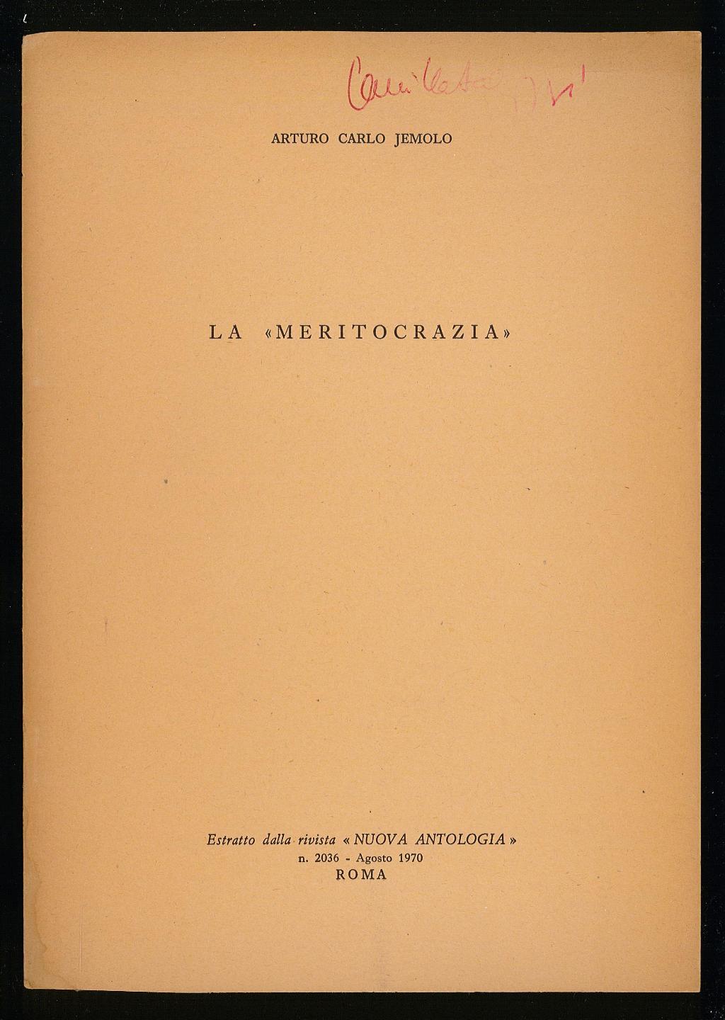 Meritocrazia