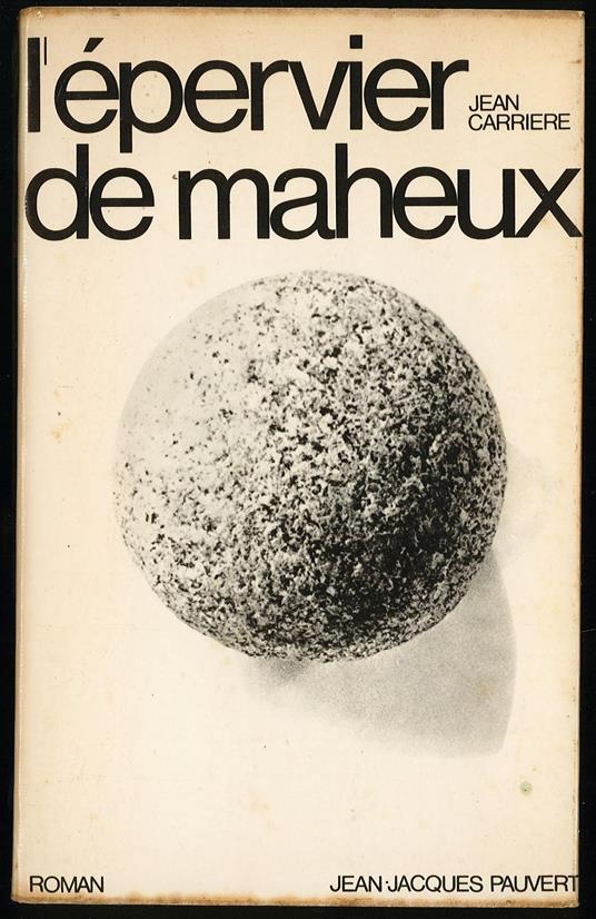 L' epervier de maheux - Jean Carrere - copertina