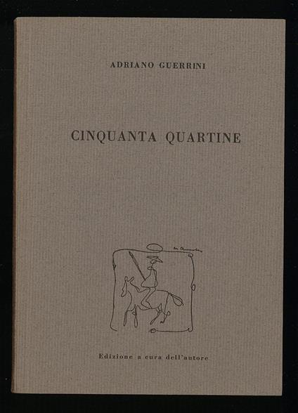 Cinquanta quartine - Adriano Guerrini - copertina