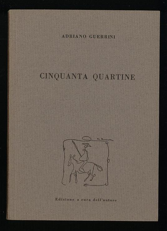 Cinquanta quartine - Adriano Guerrini - copertina
