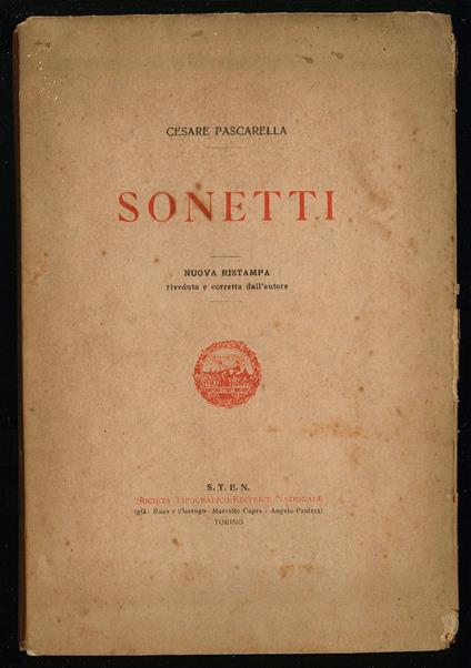 Sonetti - Cesare Pascarella - copertina