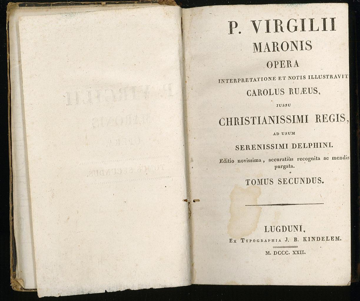 Maronis opera interpredatione et notis illustravit Carolus Ruaeus, Tomus secundus