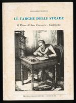 Le targhe delle strade il rione di San Vincenzo-Castelletto