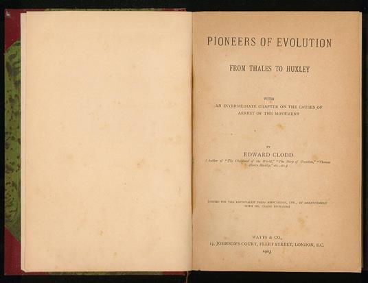 Pioners of evolution - copertina