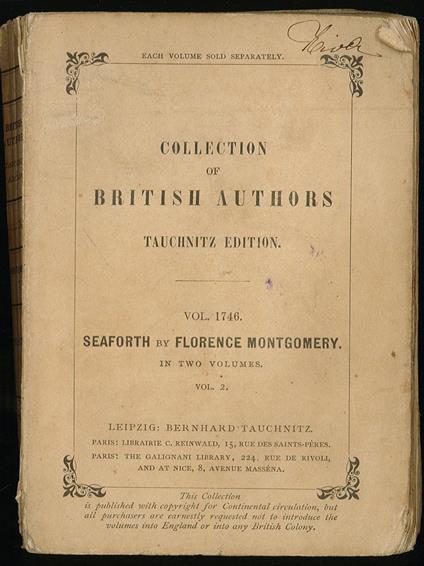 Collection of British authors Vol 1746 - Autori Vari - copertina