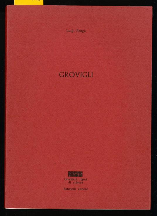Grovigli - Luigi Fenga - copertina