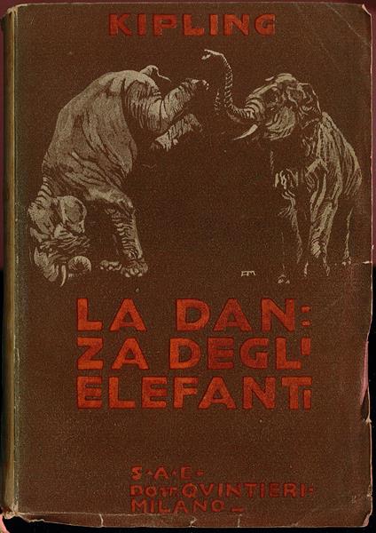 danza degli elefanti - Rudyard Kipling - copertina