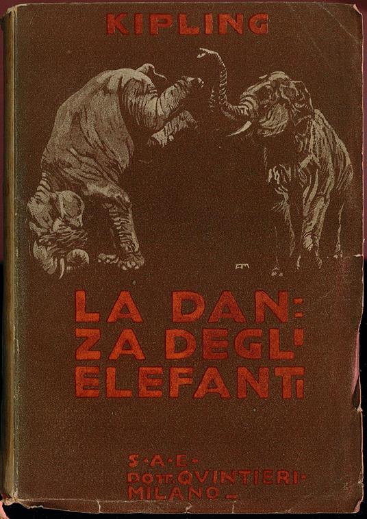 danza degli elefanti - Rudyard Kipling - copertina