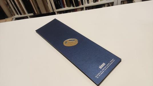 Dino Gavina Simongavina pieghevole manifesto con opera Lucio Fontana AUTOGRAFATO - Dino Gavina - copertina