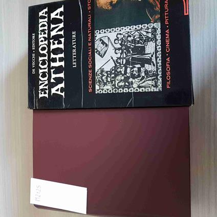 Enciclopedia Athena Letterature Letteratura - De Vecchi - 1963 - copertina