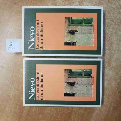 Le CONFESSIONI DI UN ITALIANO - IPPOLITO NIEVO completo in 2 volumi1973 GARZANTI - Ippolito Nievo - copertina