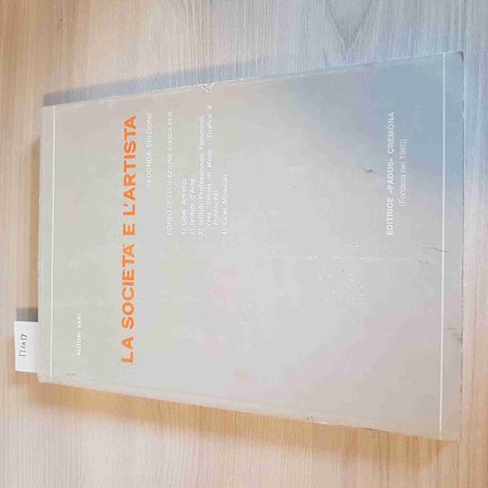 Società E L'Artista - Seconda Edizione - Padus - 1990 - copertina