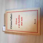 Lettera A Un Bambino Mai Nato - Oriana Fallaci - Rizzoli - 1977