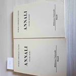 Annali Volume Primo + Secondo - Publio Cornelio Tacito - Rizzoli - 1951