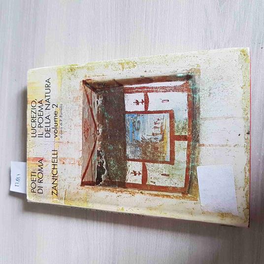 Lucrezio, Il Poema Della Natura Volume 2 - Poeti Di Roma - Zanichelli - 1970 - Tito Lucrezio Caro - copertina