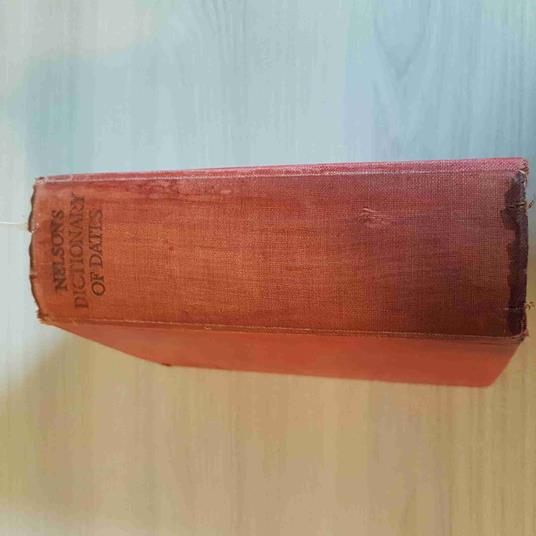 Nelson'S Dictionary Of Dates - Thomas Nelson - Thomas Emson - copertina