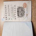 1755 PREDICHE DI MASSILLON VESCOVO DI CLERMONT FU PRETE ORATORIO AVVENTO occhi
