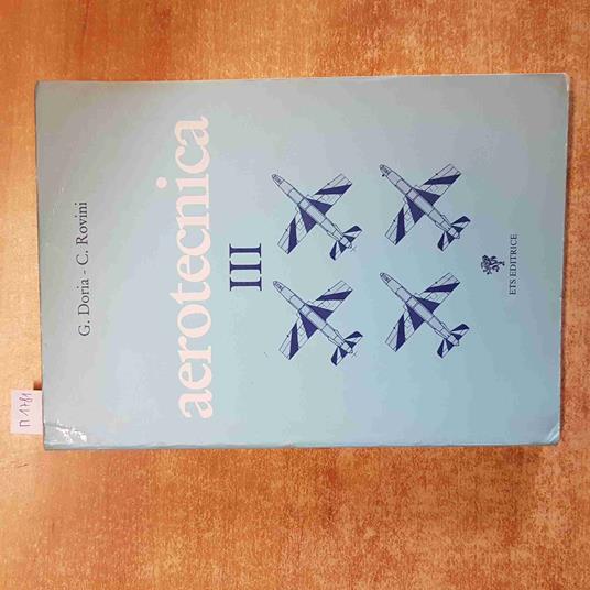 AEROTECNICA III DORIA ROVINI 1990 ETS EDITRICE  aeronautica - copertina