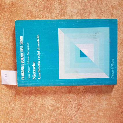 NIETZSCHE UNA FILOSOFIA A COLPI DI MARTELLO Dorso Martignoni 1983 SIGNORELLI - copertina