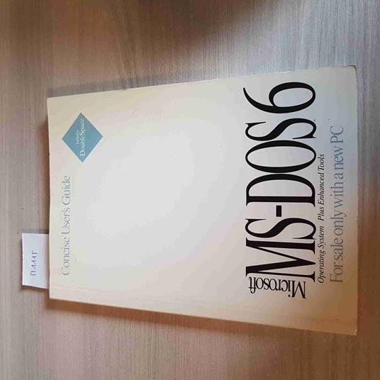 Microsoft Ms Dos 6 - Concise User'S Guide - 1993 - copertina