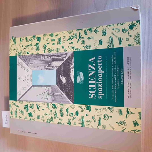Scienza Spazioaperto - Settimana Cultura Scientifica - 1995 - copertina